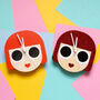 Yayoi Kusama Inspired Wall Clock, thumbnail 6 of 8