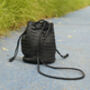 Woven Leather Cross Body Bag, thumbnail 4 of 11