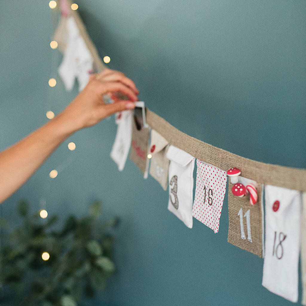 Letter Advent Envelope Bunting, 1 of 10