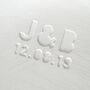 Engraved Initials Pottery Heart, thumbnail 2 of 4