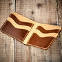 Personalised Bespoke Leather Bifold Wallet Six Slots, thumbnail 1 of 11