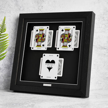 The Perfect Pair King And King Personalised Gift Frame, 9 of 12