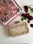 Doha Resin Off White Embellished Stunning Evening Purse, thumbnail 1 of 6