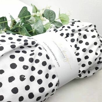 Dalmatian Nursery Cot Bed Sheet, 3 of 3
