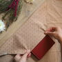 Reusable Organic Cotton Gift Wrap 'Crossweave’, thumbnail 3 of 11