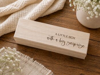 A Little Box With A Big Surprise Pregnancy Announcement Test Box, 3 of 3