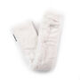 Long Soft White Recycled Faux Fur Hot Water Bottle, thumbnail 4 of 6
