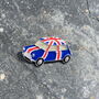 British Union Jack Mini Car Brooch, thumbnail 1 of 2