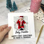 First Christmas Grandparents 3D Photo Card, thumbnail 1 of 4