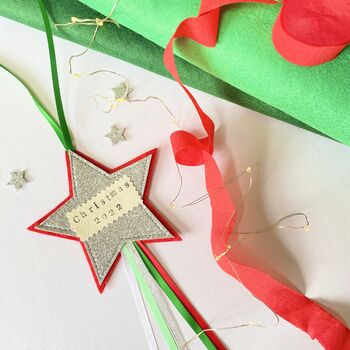 Personalised Christmas Star Tree Hanging, 7 of 7