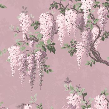 Wisteria In Deep Lavender Wallpaper, 2 of 3