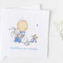 New Baby Card For Boys, Christening Card Boys ..V2a3, thumbnail 2 of 6