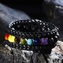 Lava Bead Chakra Inspired Wrap Bracelet, thumbnail 5 of 7