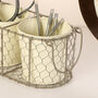 Personalised Grey Wire Office Desk Organiser Trio, thumbnail 6 of 10