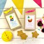 Personalised Summer Themed Kids Party Bags Containing A Bake At Home Biscuit Mix, thumbnail 1 of 6