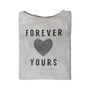 Valentine's Slogan Jumper 'Forever Yours', thumbnail 2 of 3