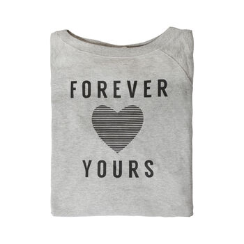 Valentine's Slogan Jumper 'Forever Yours', 2 of 3