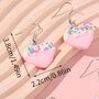Heart Pastry Sweets Candy Fun Gift Earrings, thumbnail 3 of 3