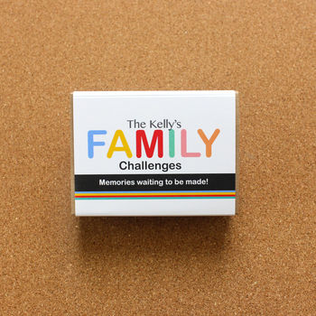 Personalised Family Gift Challenges Game, 3 of 3