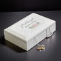 Personalised Wedding Wooden Jewellery Box, thumbnail 2 of 6