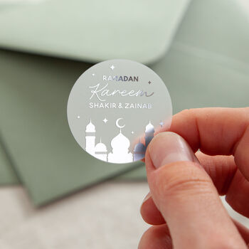 Starry Sky Ramadan Celebration Foiled Stickers, 4 of 6