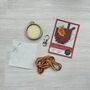 Spice Spice Baby! Christmas Mini Matchbox Cross Stitch Kit, thumbnail 5 of 5