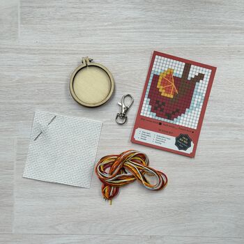 Spice Spice Baby! Christmas Mini Matchbox Cross Stitch Kit, 5 of 5