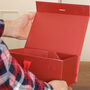 A5 Red Personalised Father's Day Gift Box, thumbnail 2 of 4