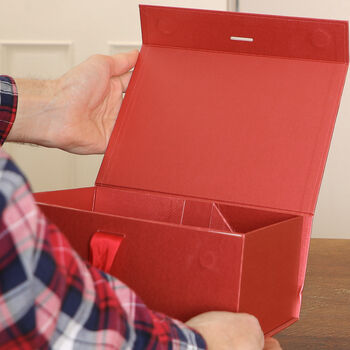A5 Red Personalised Father's Day Gift Box, 2 of 4