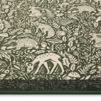 Hug Rug Eco Washable Whimsical Woodland Green, 4 of 6