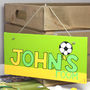 Personalised Football Team Canvas Sign, thumbnail 4 of 11