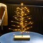 Pre Lit Table Top Christmas Tree Gold, thumbnail 2 of 3