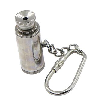 Brass And Chrome Mini Telescope Keyring, 9 of 12