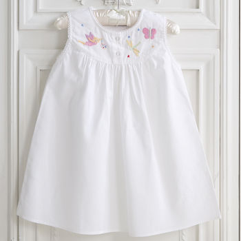 Personalised Girl's Dragonfly Cotton Dress, 4 of 8