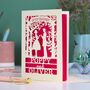 Personalised Papercut Couple Engagement Card, thumbnail 6 of 7