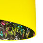 Carbon Deadly Night Shade Lampshade In Acid Yellow, thumbnail 6 of 8