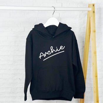 Ball Pen Style Personalised Kids Hoodie, 2 of 4