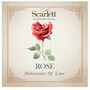 Rose Flower Personalised Silver Charm, thumbnail 7 of 9