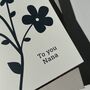 Floral Card For Nana, thumbnail 5 of 6