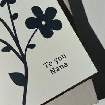 Floral Card For Nana, 5 of 6