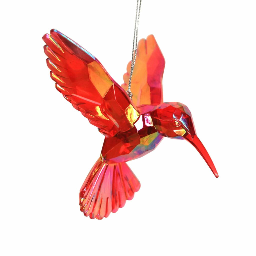 Red Hummingbird Decoration By The Christmas Home | notonthehighstreet.com