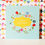 Floral Happy Birthday Card, thumbnail 3 of 5