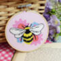 'Midsummer Bee' Mini Embroidery Kit, thumbnail 2 of 4