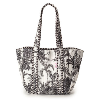 Serendipity Shoulder Bag Black And White Crane, 2 of 5