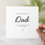 Personalised Wedding Card For Dad, thumbnail 1 of 3