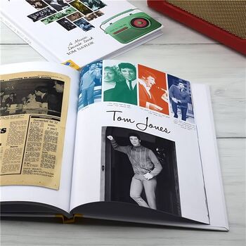 60's Music Decade Personalised Gift Music Lover Book, 9 of 10