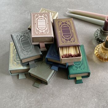 Personalised Recycled Leather Refillable Matchbox, 3 of 6