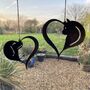 Cat Heart Metal Mobile Window Tree Decoration, thumbnail 6 of 8
