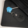 Eco Friendly Disabled Blue Badge Vegan Leather Wallet And Radar Key Made From Recycled Bottles In Black, thumbnail 5 of 10