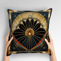 Deco Elegance In Red Design Two Art Deco Cushions, thumbnail 2 of 7